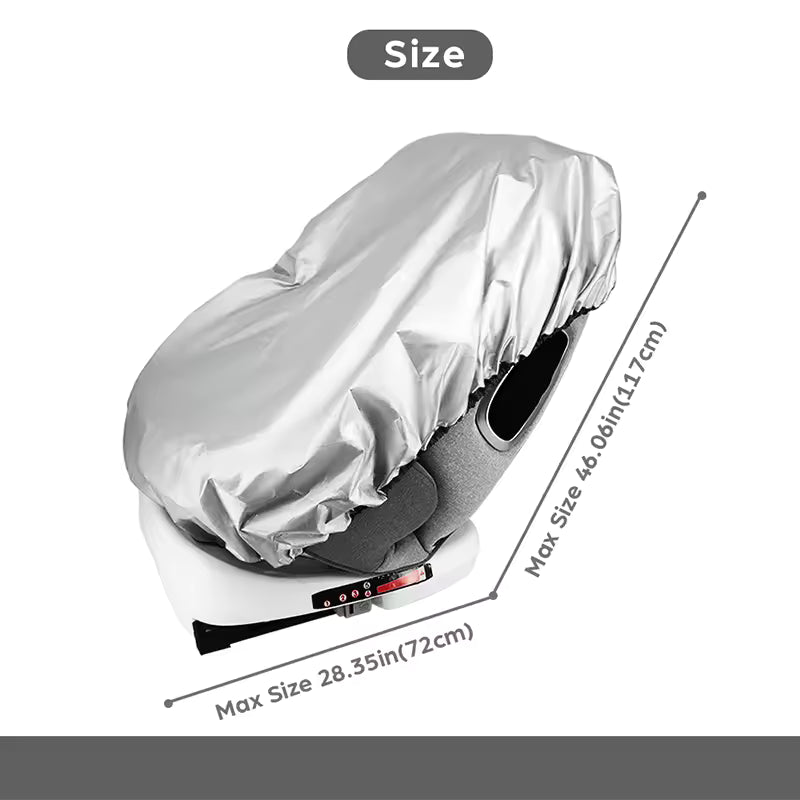 Car Seat Sun Cover — UPF 50+ Heat Shield for Baby Car Seats
