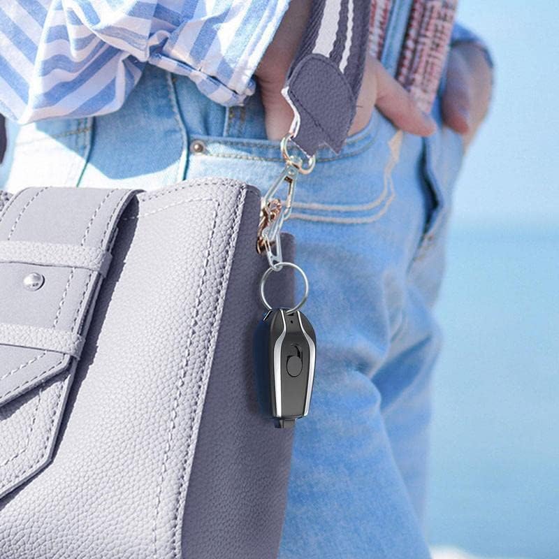 Mini Keychain Portable Charger | Compact Emergency Power Bank for iPhone & Android