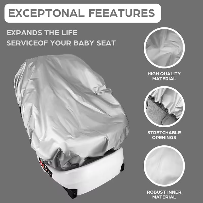 Car Seat Sun Cover — UPF 50+ Heat Shield for Baby Car Seats