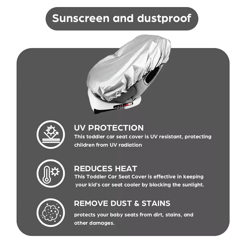 Car Seat Sun Cover — UPF 50+ Heat Shield for Baby Car Seats