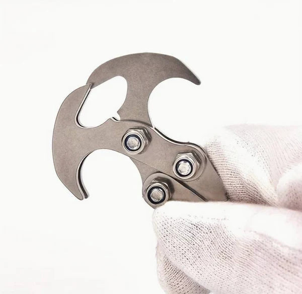 Folding Grappling Hook | Stainless Steel Utility Hook for Outdoor Retrieval & Camping