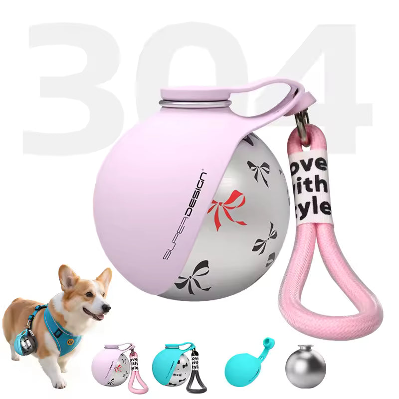 Portable dog water bottle