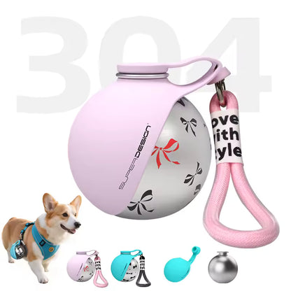 Portable dog water bottle