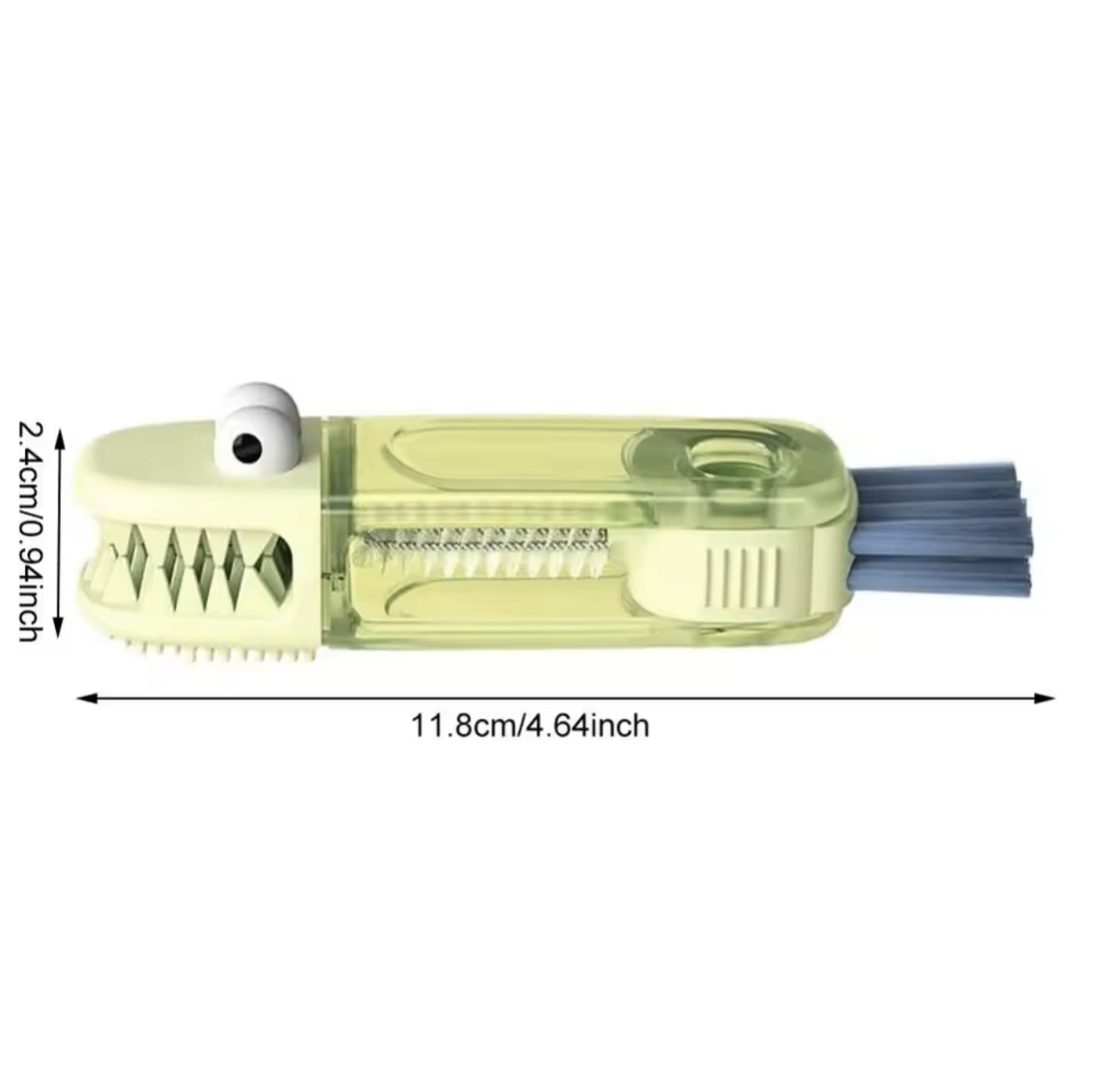 3-in-1 Crocodile Crevice Cleaning Brush