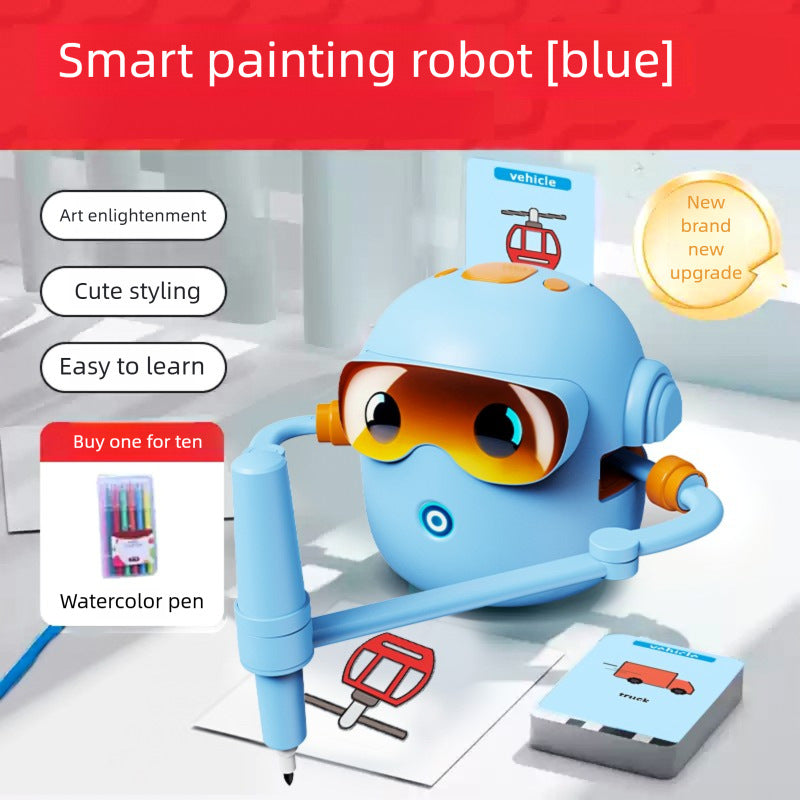 Kids Drawing Robot | Interactive Step-by-Step Drawing Robot with 100 Cards & Voice Guidance